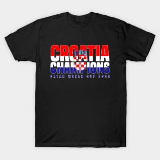 Croatia Champions World Cup 2022 T-Shirt